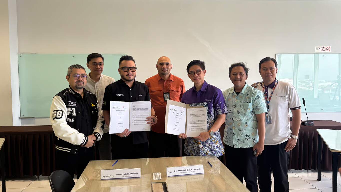 BINUS @Bandung Kerja Sama dengan Todak Academy Malaysia Tingkatkan Kompetensi Mahasiswa