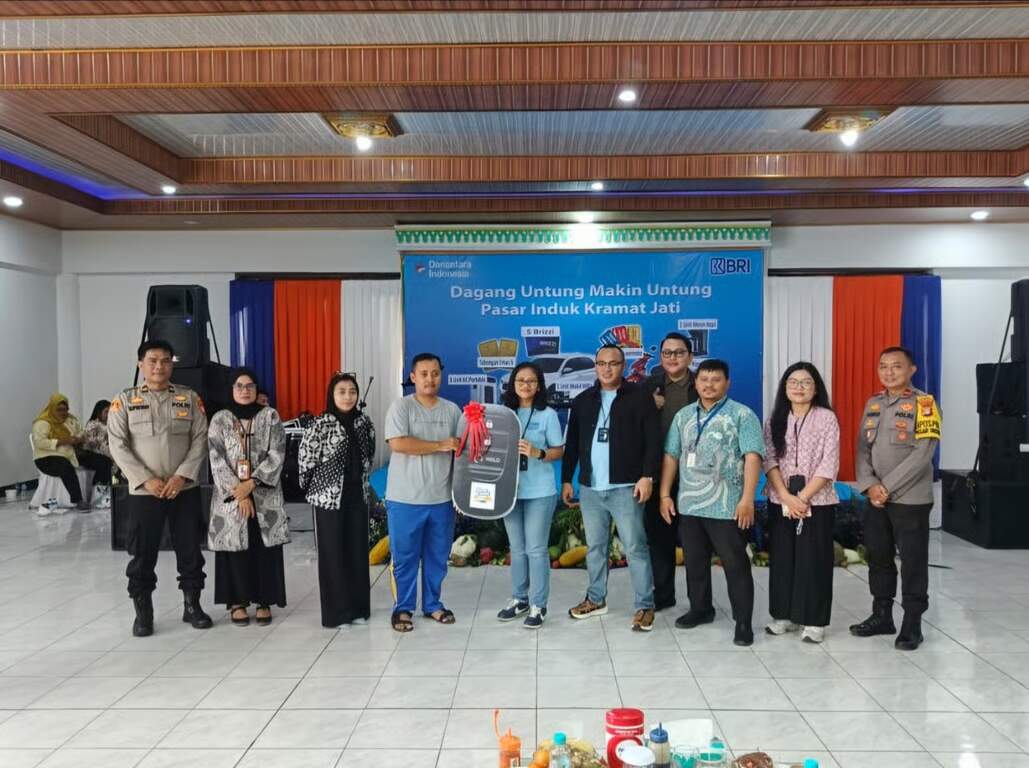 BRI Region 6Jakarta 1 Gelar Pengundian Program “Dagang Untung Makin Untung” di Pasar Induk Kramat Jati