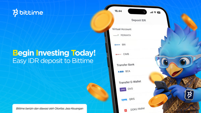 Bittime Permudah Setoran IDR melalui Berbagai Jenis Bank, Hadirkan Pengalaman Investasi Aset Kripto yang Lebih Mudah (1)