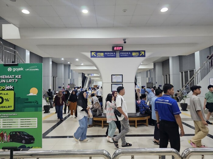 LRT Sumsel Tambah Perjalanan Hingga Pukul 02.09 Dini Hari