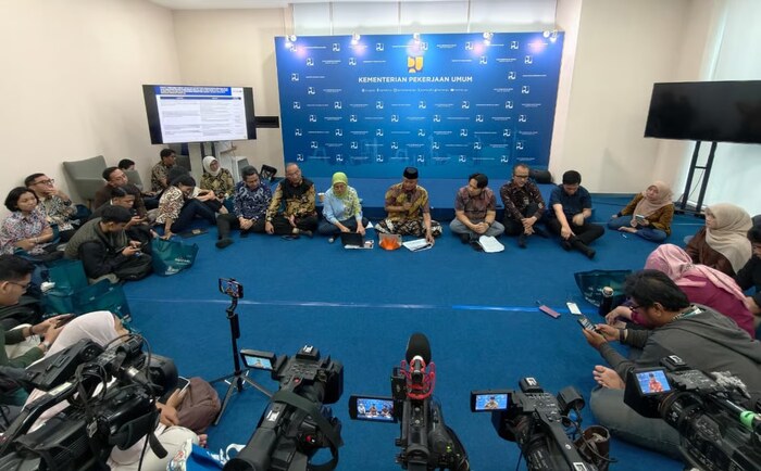 Media Briefing di Kantor Kementerian PU