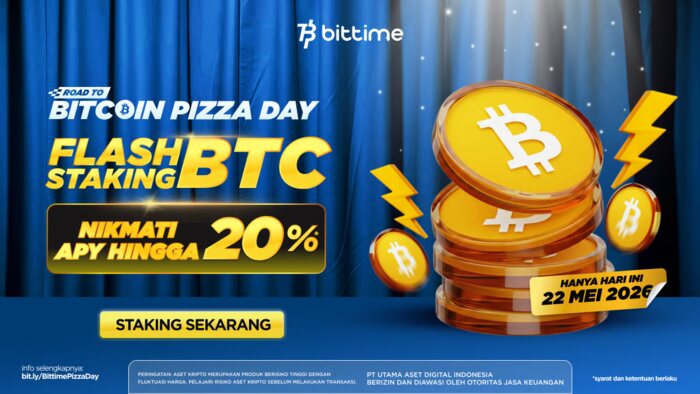 Fitur Flash Staking dengan Annual Percentage Yield (APY) hingga 20% (1)