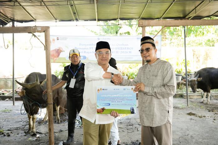 Kegiatan penyembelihan hewan kurban PT SUCOFINDO (1)