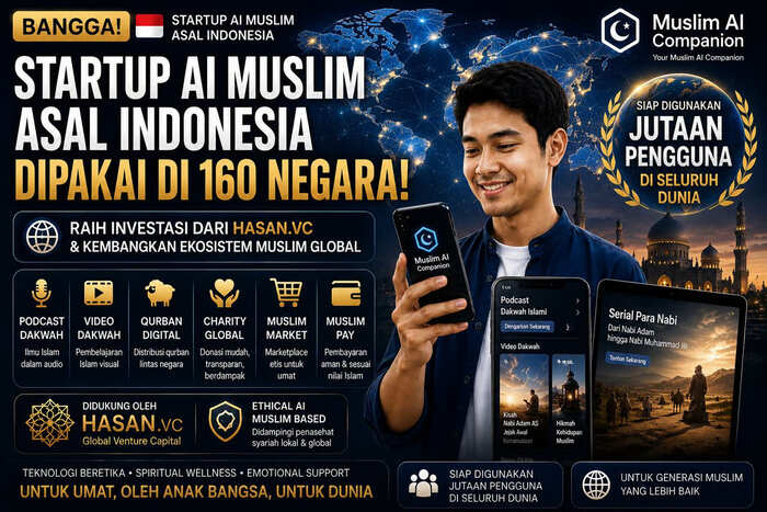 Tembus Pasar Global di 160 Negara, Muslim AI Companion Transformasi Jadi Super-App Ummah Internasional