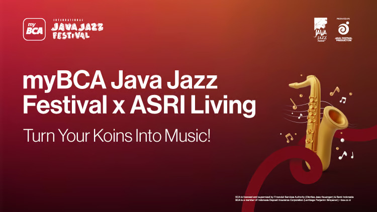 Tukar Koin ASRI Living dan Nikmati myBCA Java Jazz Festival 2026