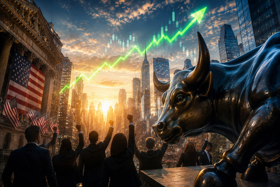 Wall Street Cetak Rekor Baru, Investor Mulai Optimistis Konflik Global Mereda