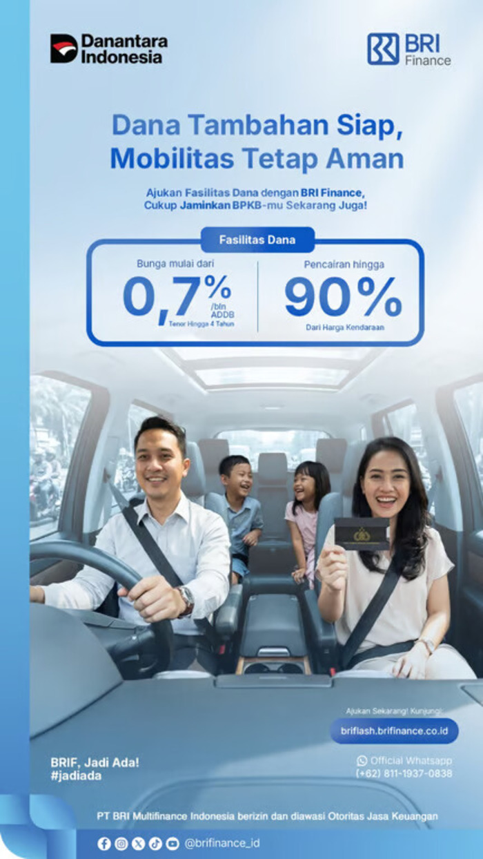 BRI Flash, layanan pembiayaan dana tunai berbasis digital (1)