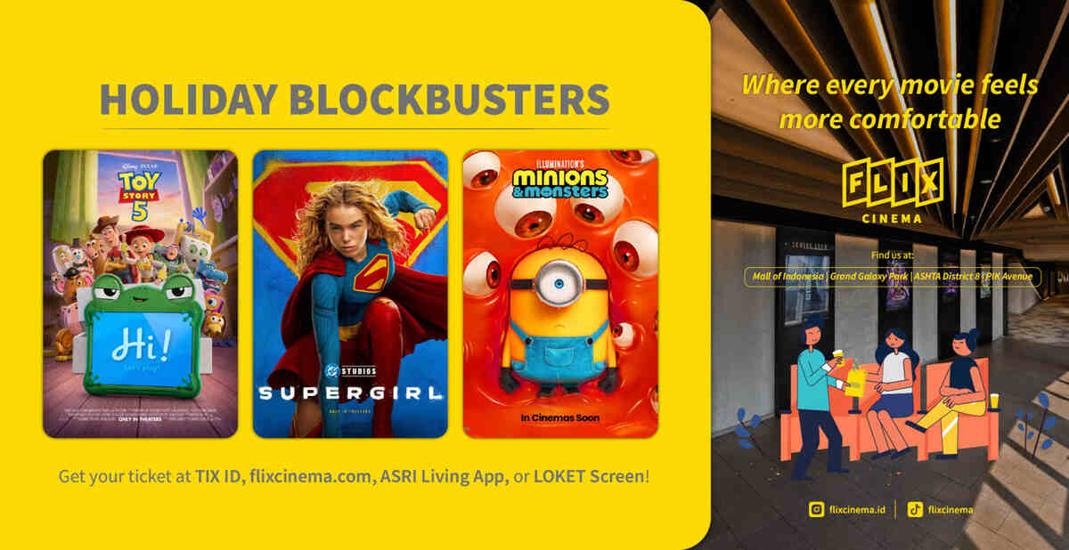FLIX Cinema Sajikan Ragam Film Seru Liburan Sekolah