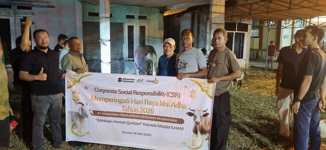 Holding Perkebunan Nusantara Tebar Manfaat Idul Adha, KPBN Unit Dumai Salurkan Hewan Kurban untuk Masyarakat