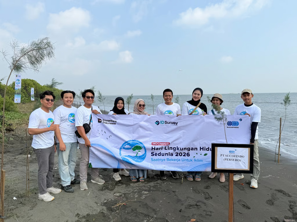 Perkuat Komitmen Keberlanjutan, SUCOFINDO Dukung Aksi “Mageri Segoro” di Jawa Tengah