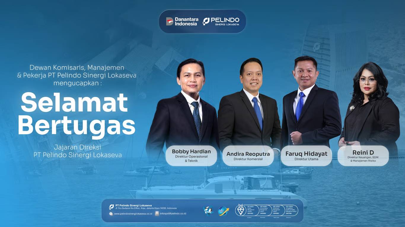 Susunan Baru Direksi PT Pelindo Sinergi Lokaseva