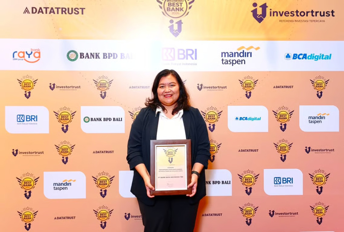 Bank Raya Perkuat Inklusi Keuangan Digital, Raih Best Bank Awards 2026