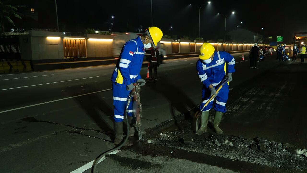 Jaga Keandalan Infrastruktur Jalan Tol, PT Jasamarga Tollroad Maintenance Laksanakan Pekerjaan Preservasi Ruas Tol Jagorawi Periode 5–12 Juli 2026