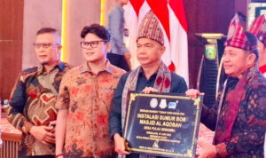 Kolaborasi SUCOFINDO–ABPEDNAS Hadirkan Akses Air Bersih bagi Desa Pulau Semambu