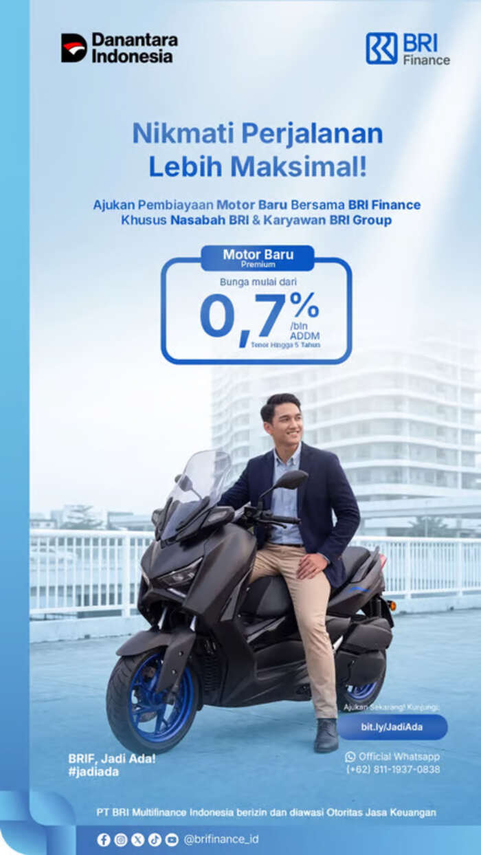 Pembiayaan Motor Baru Mulai 0,7% per Bulan (1)