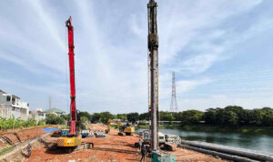 Perkuat Sistem Tata Air untuk Kurangi Risiko Banjir, WSBP Suplai Spun Pile dan Beton Readymix