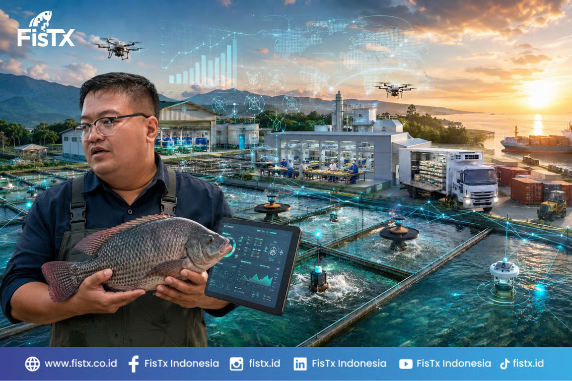 Rico Wisnu Wibisono (CEO FisTx) 78.000 Hektare Tambak Mangkrak Pantura Kunci Indonesia Kuasai Pasar Nila Dunia