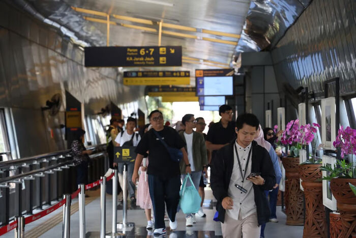 Suasana stasiun di wilayah Daop 2 Bandung (1)