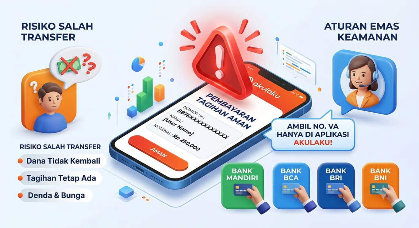 Cara Aman Bayar Tagihan Akulaku dan Akulaku PayLater via Virtual Account