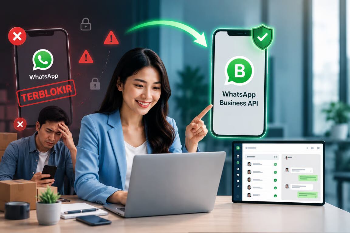 Sering Terblokir Segera Beralih Gunakan WhatsApp Business API