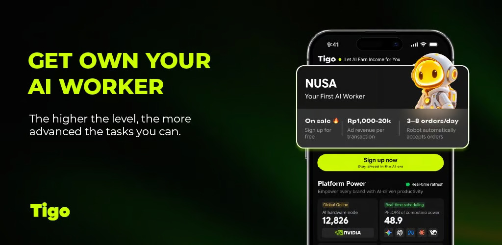 Tigo AI Resmi Hadir di Aplikasi Mobile, Permudah Akses Platform Periklanan Berbasis AI